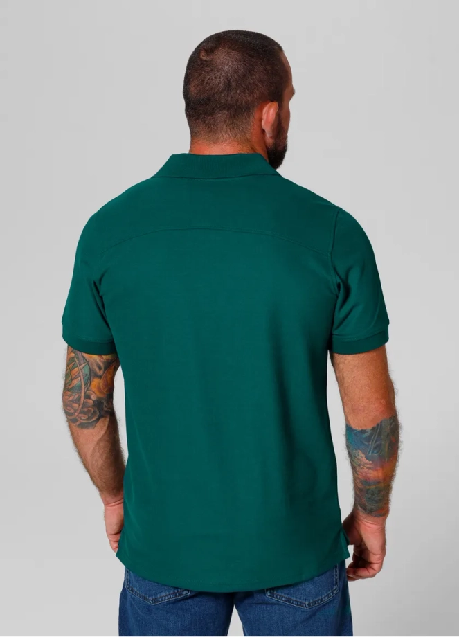 Koszulka męska Polo Pitbull Pit Bull Pique Rockey zielona