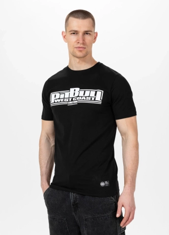 Koszulka męska T-Shirt Pit Bull Pitbull Classic Boxing Slim Fit czarna