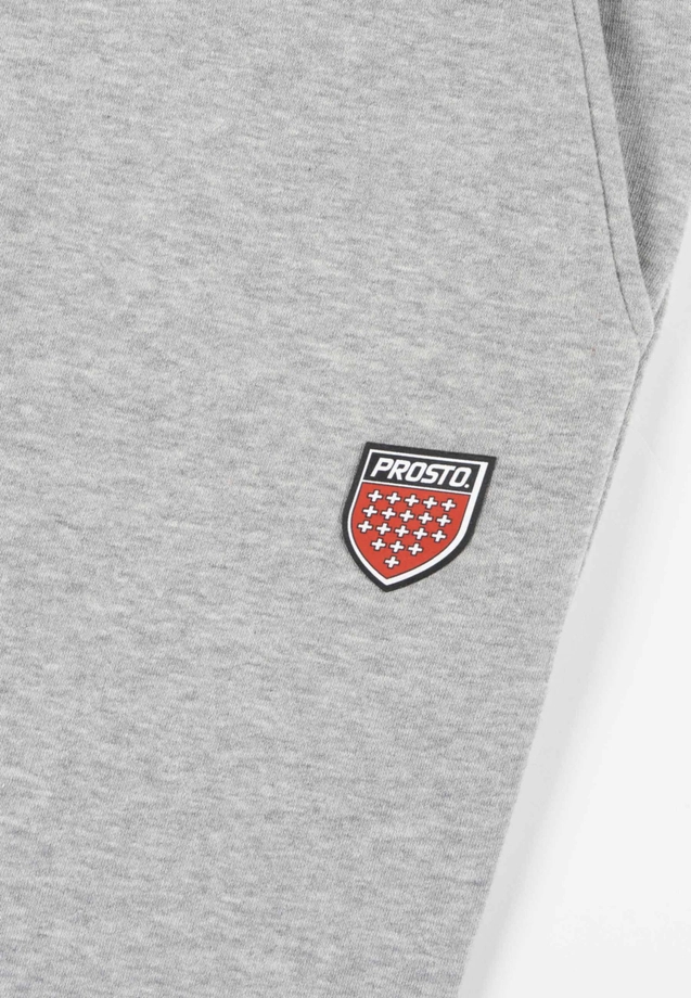 Spodnie dresowe męskie Prosto Shield szare