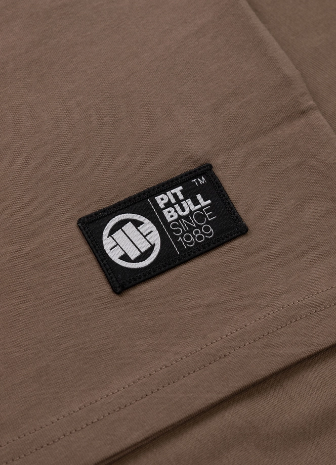 Koszulka męska T-Shirt Pit Bull Pitbull Troublemaker ciemno brązowa