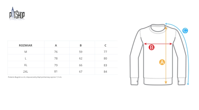Koszulka longsleeve męski oversize Prosto Harvard biała/granatowa