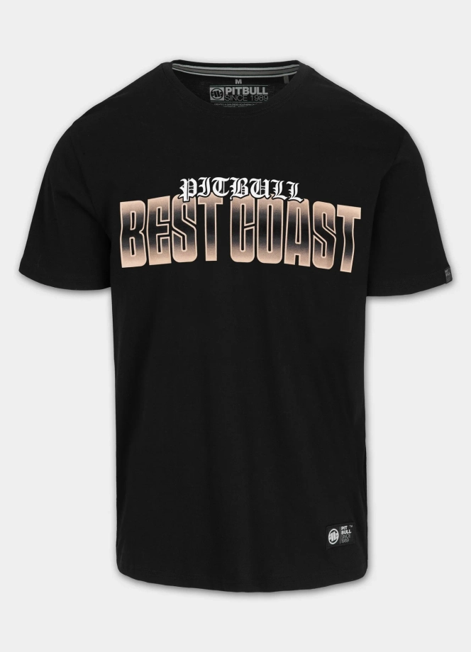 Koszulka męska T-Shirt Pit Bull Best Coast czarna