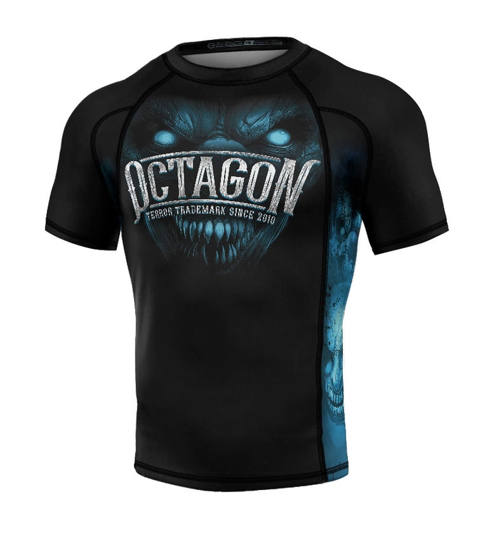Koszulka męska rashguard Octagon PREMIUM Theatre of Terror 2 czarna