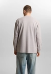 Koszulka longsleeve męski Prosto Splash Shield szara