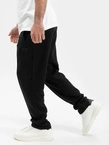 Spodnie dresowe męskie Jigga Wear Gum Simple Crown czarne