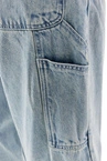 Spodnie męskie jeans Mass Denim Worker Extra Baggy Fit jasne niebieskie