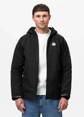 Kurtka męska zimowa Pit Bull Softshell Rockfish 25 czarna
