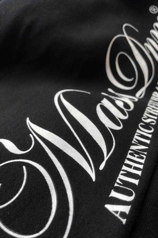 Spodnie dresowe męskie Baggy Mass DNM Authentic czarne