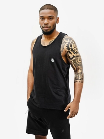 Koszulka męska tank top Jigga Wear Mini Crown czarna