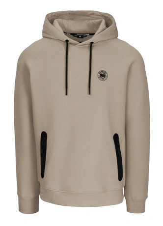 Bluza męska z kapturem Pitbull Pit Bull Dogwood beżowa