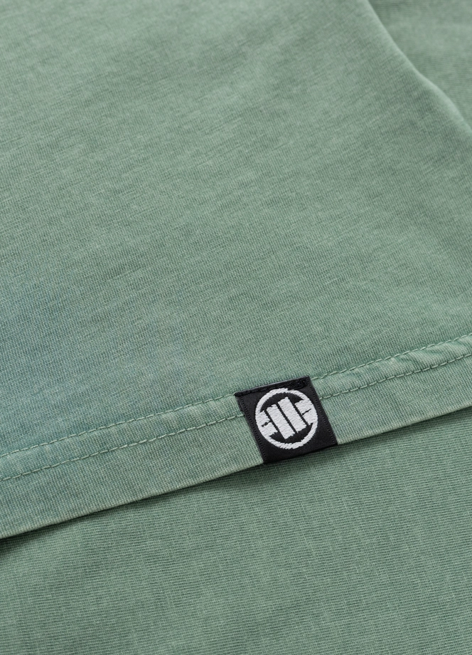 Koszulka damska T-shirt Pit Bull Angel Logo zielona