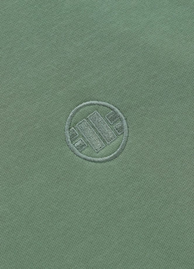 Bluza męska z kapturem Pitbull Pit Bull Lancaster 2 ZIP Washed zielona