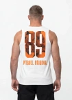 Koszulka męska tank top Pitbull Eighty Nine Dog biała