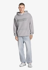 Bluza męska z kapturem Prosto Big Log szara