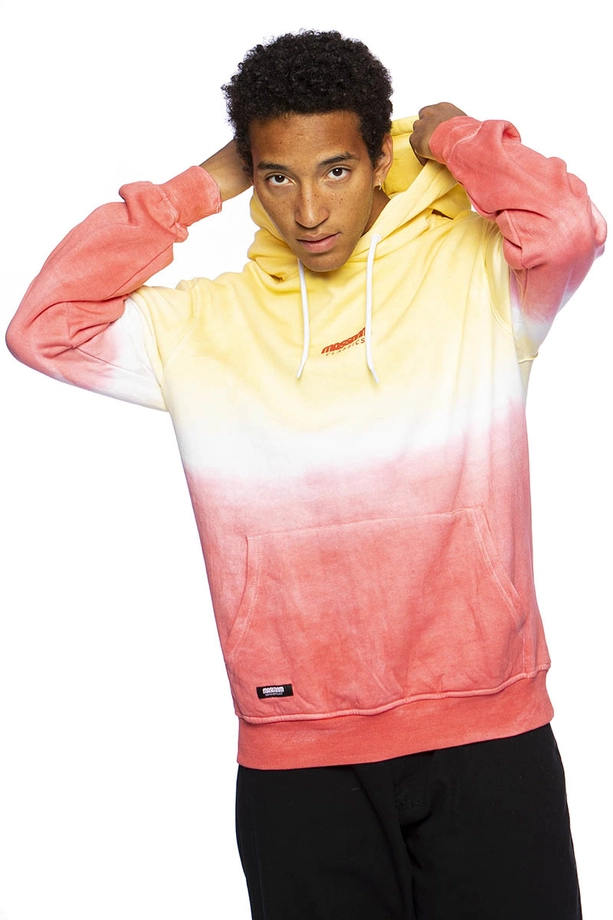 Bluza z kapturem Mass Dnm Sunshine hoody yellow/red