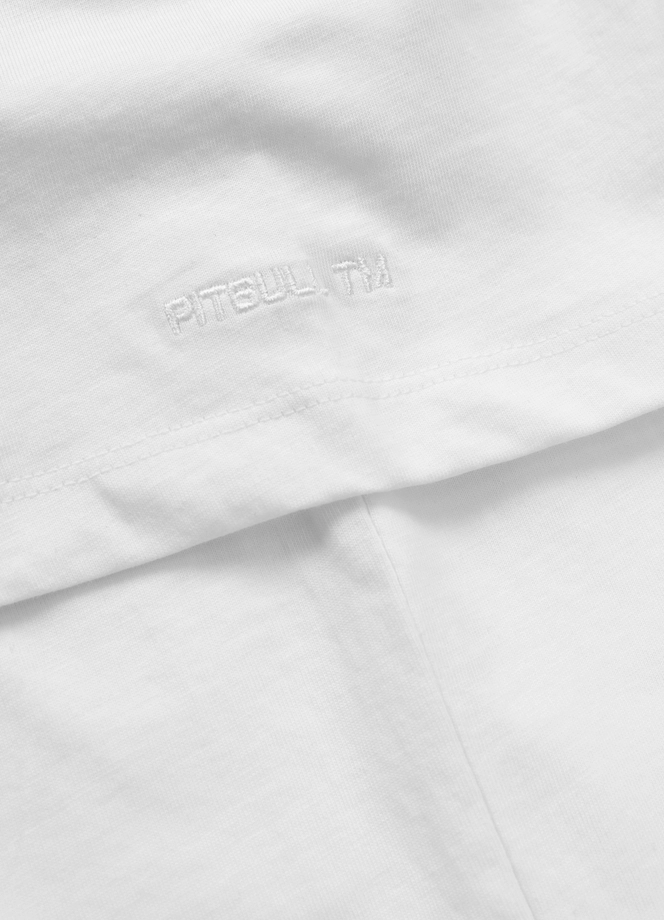 Koszulka damska T-shirt oversize Pit Bull Heart biała