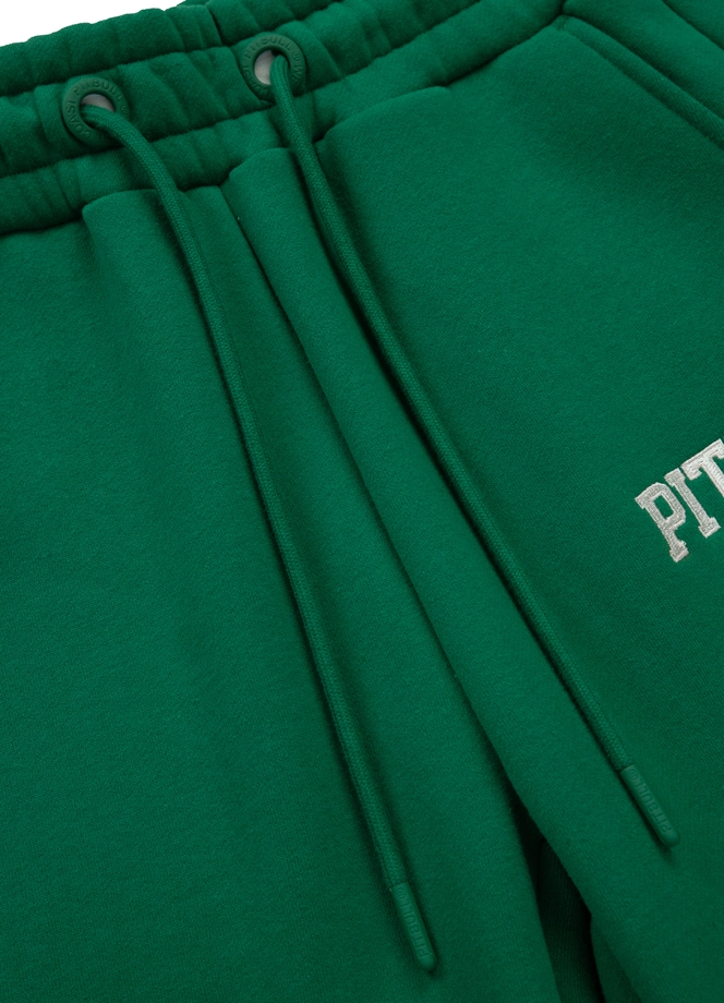 Spodnie dresowe damskie oversize Pitbull Pit Bull Tyrian zielone