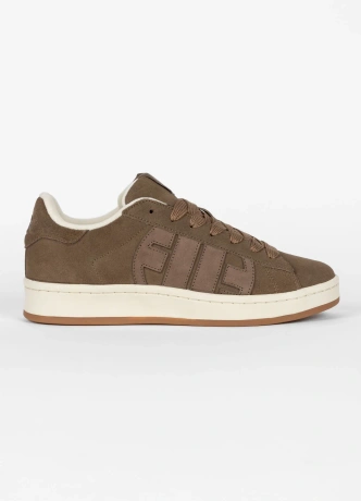 Buty sportowe sneakersy męskie Pit Bull Walker brązowe