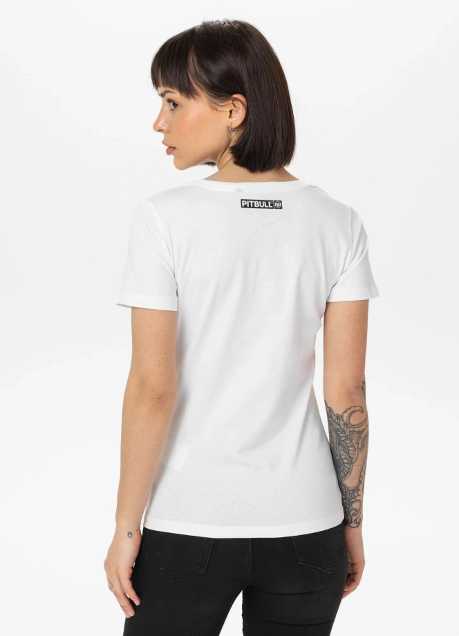 Koszulka t-shirt damska Pit Bull Pitbull Hilltop biała