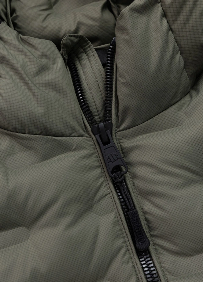 Kurtka zimowa męska Pit Bull Fisk oliwkowa zielona
