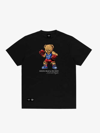 Koszulka męska t-shirt Środowisko Miejskie Boxing Bear czarna