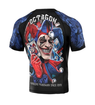 Koszulka męska rashguard Octagon PREMIUM Joker czarna