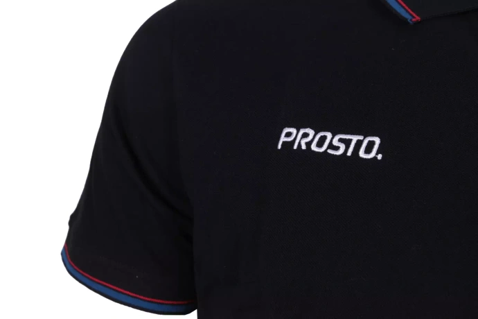 Koszulka męska Polo Prosto Klasyk Woods 24 czarna
