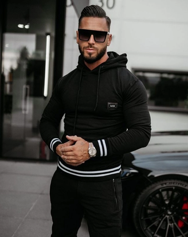 Komplet męski dresowy Olavoga Vear czarny