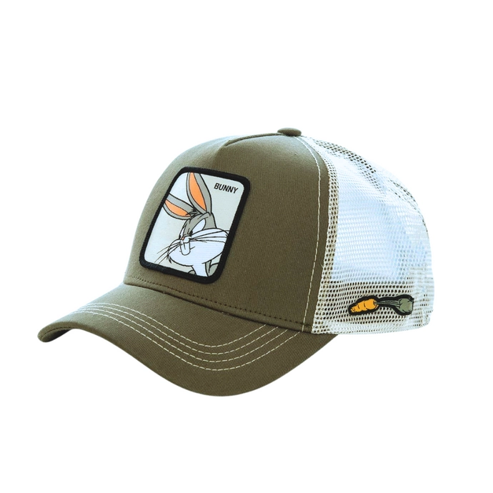 Czapka z daszkiem Capslab Looney Bunny kremowo/zielona