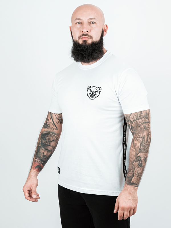 Koszulka t-shirt Środowisko Miejskie Miś Lampas biała