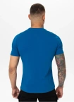 Koszulka męska T-Shirt Pit Bull Pitbull San Diego CA Small Logo Slim Fit niebieska