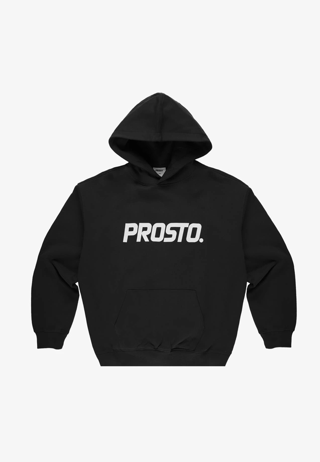Bluza męska z kapturem Prosto Big Log czarna