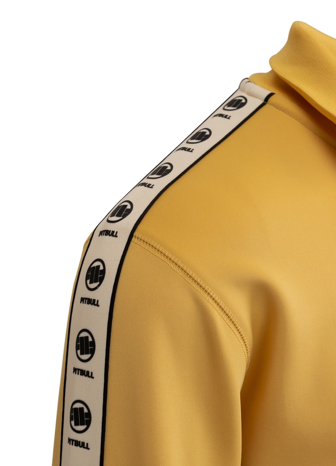 Bluza męska rozpinana Pitbull Pit Bull Powers żółta