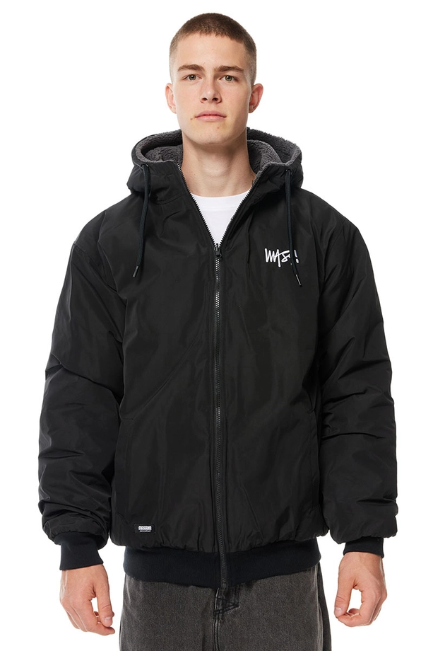 Kurtka zimowa dwustronna Mass Denim Result czarno/szara