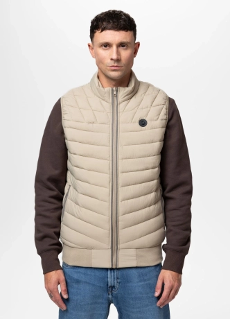 Bezrękawnik męski Kamizelka Pit Bull Naylor jasno beżowy