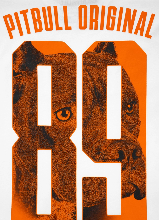 Koszulka męska T-Shirt Pit Bull Pitbull Eighty Nine Dog 25 biała