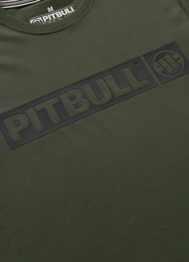Koszulka męska T-Shirt Pitbull Hilltop ciemno zielona