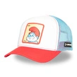 Czapka z daszkiem Capslab THE SMURFS biała niebieska