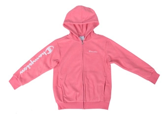 Bluza dziecięca Champion Polar hooded pink