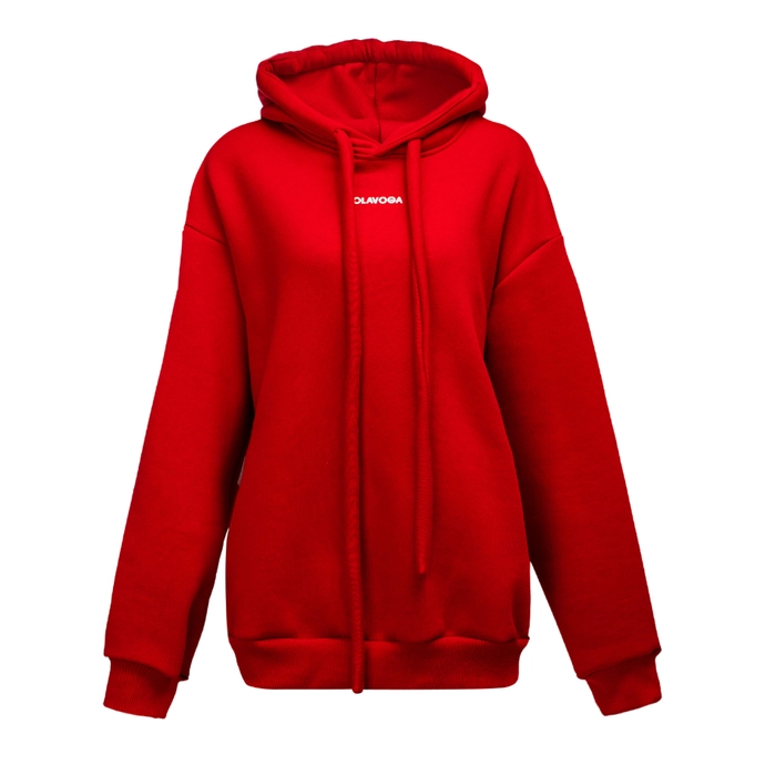 Bluza damska z kapturem Olavoga Vinta czerwona