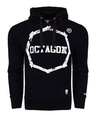 Bluza z kapturem Octagon Logo Smash hooded czarna