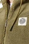 Kurtka przejściowa rozpinana Teddy Mass Denim Patch zielona