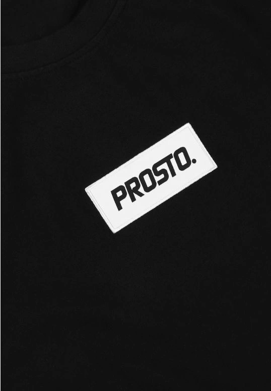 Koszulka męska t-shirt oversize Prosto Box czarna