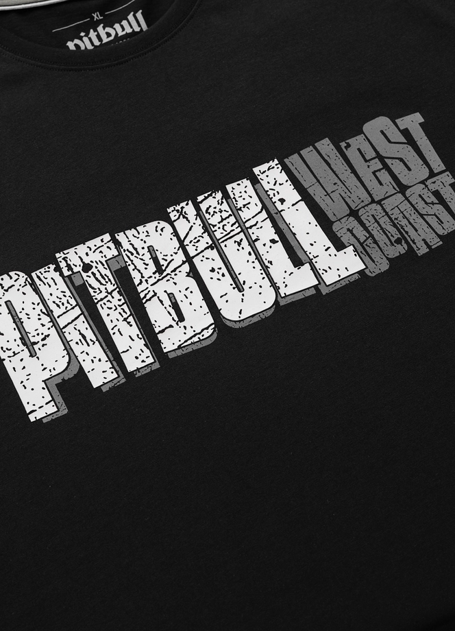 Koszulka męska T-Shirt Pitbull West Coast Rebel Born czarny