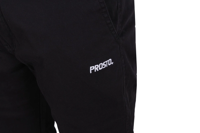 Spodnie męskie Prosto Chino Classics Meet czarne