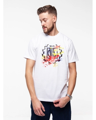 Koszulka męska t-shirt Diil Laur Paint Splash biała