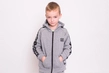 Bluza dziecięca Octagon Stripe Zip grey