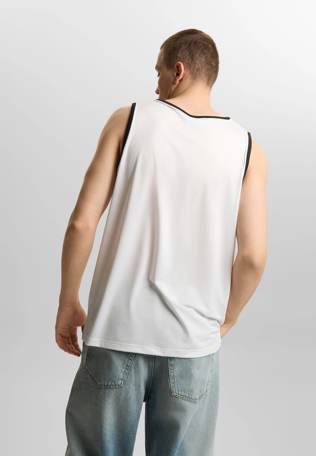 Koszulka męska Tank Top Prosto Nine biała