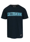 Koszulka męska T-Shirt Pitbull Eighty Nine Dog granatowa