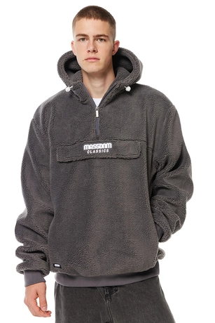 Kurtka przejściowa polarowa Mass Denim Frontside 2.0 szara